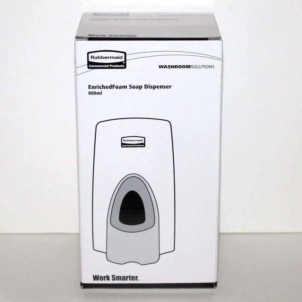 Rubbermaid Enriched Foam Soap Dispenser 800 ml White wall mounted commercial